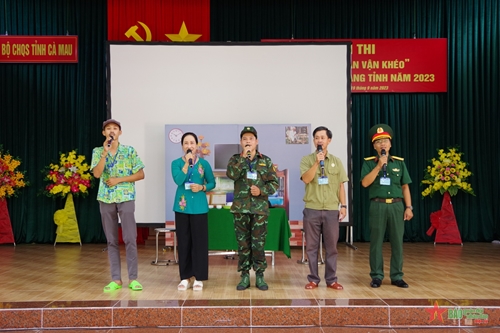 Bộ chỉ huy quân sự tỉnh Cà Mau khai mạc Hội thi “Cán bộ dân vận khéo” năm 2023